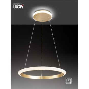 11678 ΦΩΤΙΣΤΙΚΟ ΚΡΕΜΑΣΤΟ LED NEWA 27.5W 3000K,2450lm ΧΡΥΣΟ