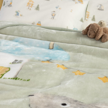 ΠΑΙΔΙΚΗ ΚΟΥΒΕΡΤΑ WOODLAND PARTY 160Χ220 NEF-NEF HOMEWARE