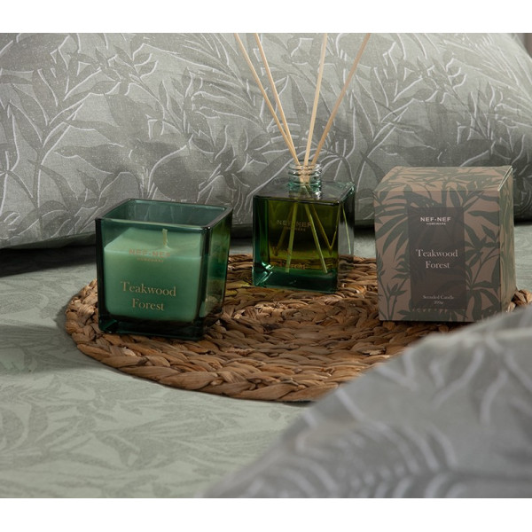 ΑΡΩΜΑΤΙΚΟ ΚΕΡΙ TEAKWOOD FOREST 25 200gr NEF-NEF HOMEWARE
