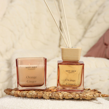 ΑΡΩΜΑΤΙΚΟ ΚΕΡΙ ORANGE GINGER 25 200gr NEF-NEF HOMEWARE