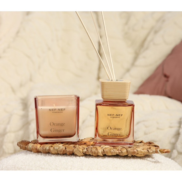 ΑΡΩΜΑΤΙΚΟ ΚΕΡΙ ORANGE GINGER 25 200gr NEF-NEF HOMEWARE