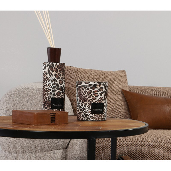 ΑΡΩΜΑΤΙΚΟ ΚΕΡΙ WARM AMBER 450gr NEF-NEF HOMEWARE