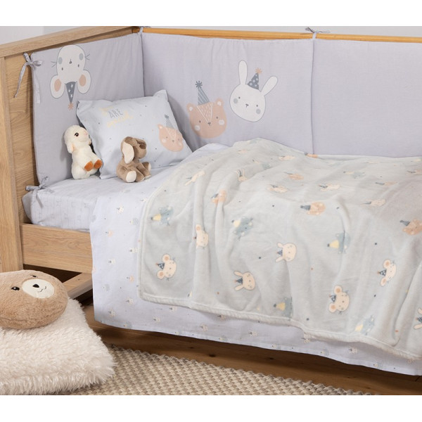 ΒΡΕΦΙΚΗ ΚΟΥΒΕΡΤΑ FLEECE ΑΓΚΑΛΙΑΣ SPECIAL PARTY 75X110 NEF-NEF HOMEWARE