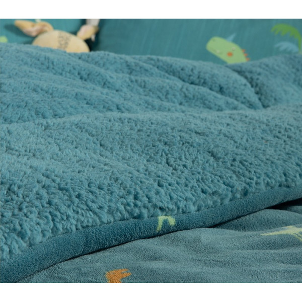 ΠΑΙΔΙΚΟ ΚΟΥΒΕΡΤΟΠΑΠΛΩΜΑ ΜΟΝΟ DINOS ON WHEELS 160Χ220 NEF-NEF HOMEWARE