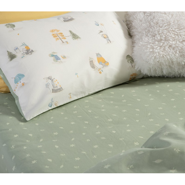 ΠΑΙΔΙΚΑ ΣΕΤ ΣΕΝΤΟΝΙΑ ΜΟΝΑ WOODLAND PARTY 170Χ260 NEF-NEF HOMEWARE