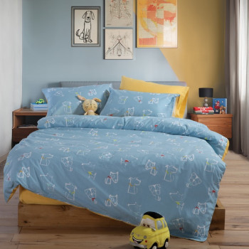 ΠΑΙΔΙΚΑ ΣΕΤ ΣΕΝΤΟΝΙΑ ΜΟΝΑ DOG LIFE 170X260