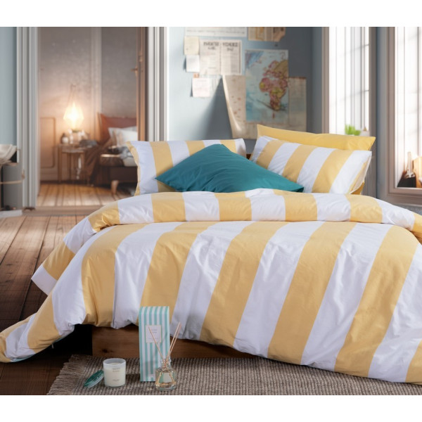 ΣΕΤ ΣΕΝΤΟΝΙΑ ΒΑΜΒΑΚΕΡΑ ΔΙΠΛΑ CASUAL VERTIA 200X270