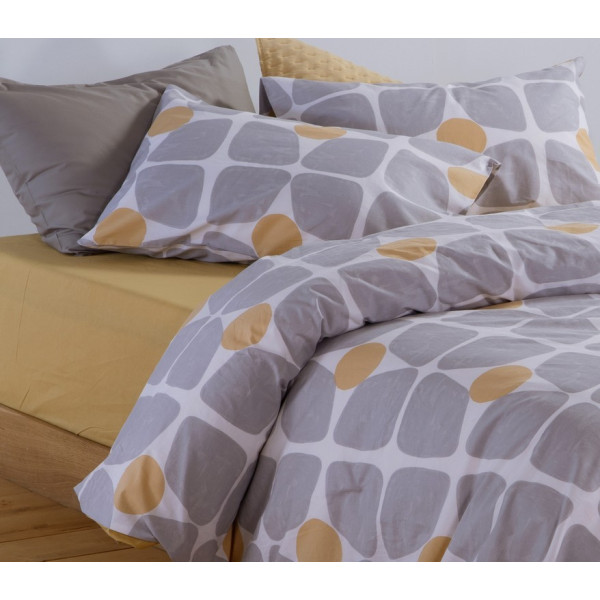 ΣΕΤ ΣΕΝΤΟΝΙΑ ΒΑΜΒΑΚΕΡΑ ΔΙΠΛΑ CASUAL COREO 200X270
