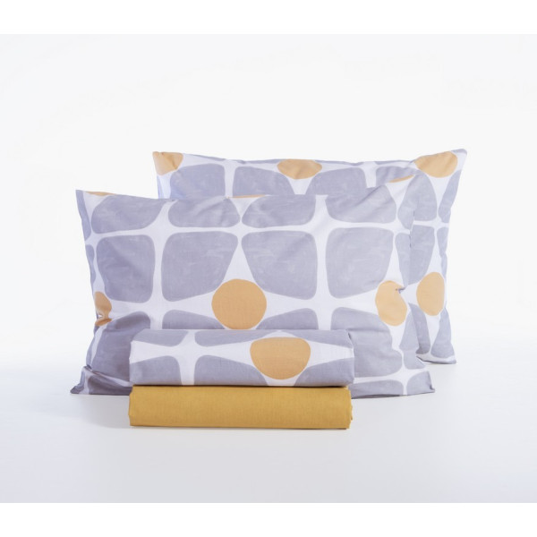 ΣΕΤ ΣΕΝΤΟΝΙΑ ΒΑΜΒΑΚΕΡΑ ΔΙΠΛΑ CASUAL COREO 200X270