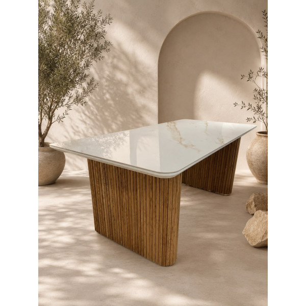 ΤΡΑΠΕΖΑΡΙΑ CERAMIC PRISON 200*100εκ. ΜΕ 2 ΒΑΣΕΙΣ