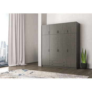 ΝΤΟΥΛΑΠΑ 4ΦΥΛΛΗ ΜΕ ΠΑΤΑΡΙ ΜΕΛΑΜΙΝΙΚΗ Μ202 Χ Β60 Χ Υ233εκ.