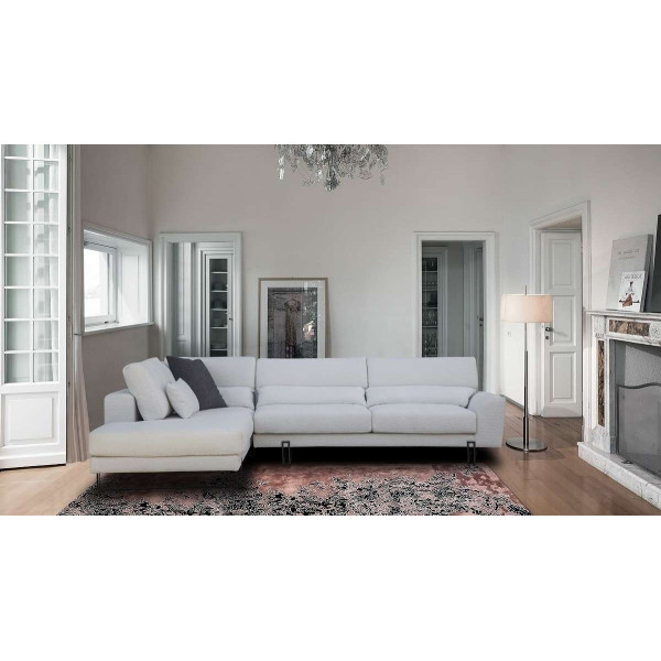 ΚΑΝΑΠΕΣ ΓΩΝΙΑ CANNES 290 X 220 X 103εκ. ΧΩΡΙΣ ΞΥΛΟ