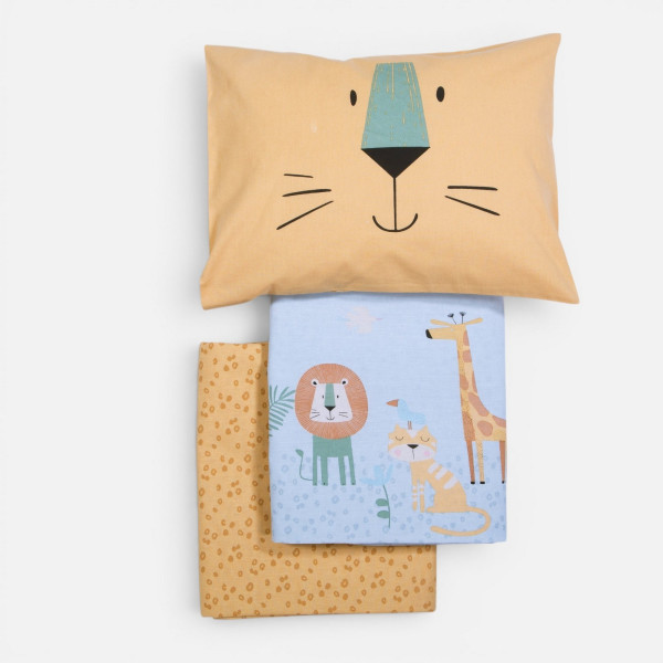 Σετ Σεντόνια Κούνιας Βρεφικά Wild Company  Nef Nef Homeware