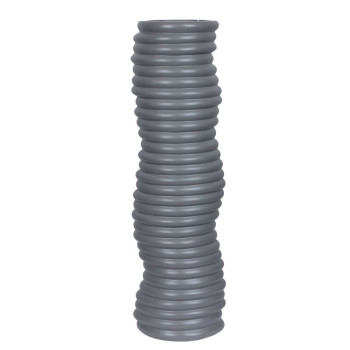 ΒΑΖΟ ΚΕΡΑΜΙΚΟ ΣΚΟΥΡΟ ΓΚΡΙ 17.6x14.3x57.5εκ.
