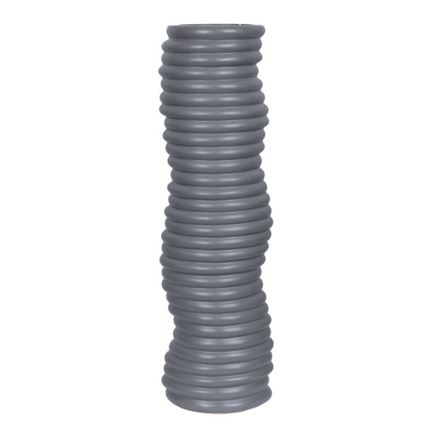 ΒΑΖΟ ΚΕΡΑΜΙΚΟ ΣΚΟΥΡΟ ΓΚΡΙ 17.6x14.3x57.5εκ.