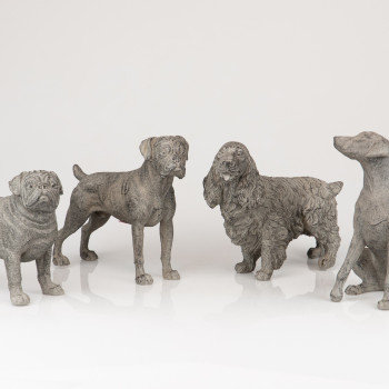 POLYRESIN DOG FIGURE 31*12*24εκ.