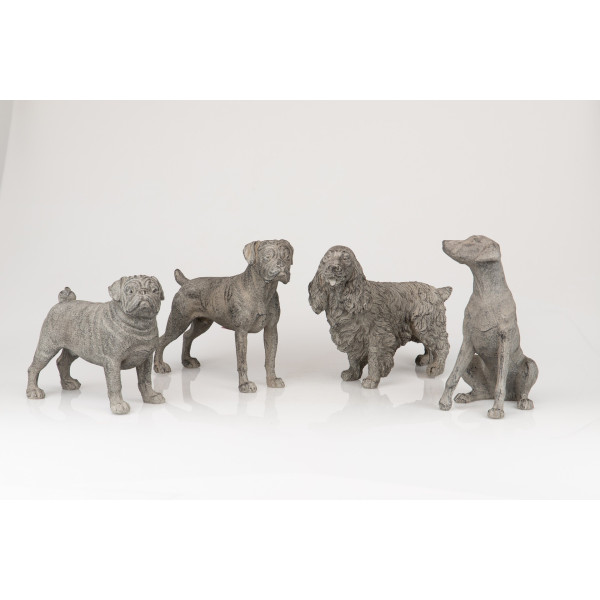 POLYRESIN DOG FIGURE 31*12*24εκ.