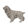 POLYRESIN DOG FIGURE 31*12*24εκ.