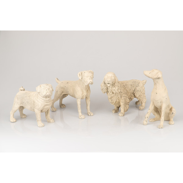 POLYRESIN DOG FIGURE 20*14*27εκ.