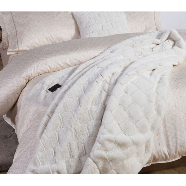 ΔΙΑΚΟΣΜΗΤΙΚΟ ΡΙΧΤΑΡΙ RABBIT FUR BARLOW 140X190 NEF-NEF HOMEWARE