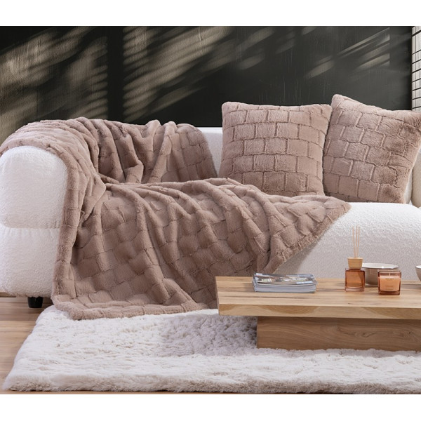 ΔΙΑΚΟΣΜΗΤΙΚΟ ΡΙΧΤΑΡΙ RABBIT FUR BARLOW 140X190 NEF-NEF HOMEWARE