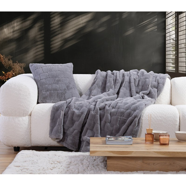 ΔΙΑΚΟΣΜΗΤΙΚΟ ΡΙΧΤΑΡΙ RABBIT FUR BARLOW 140X190 NEF-NEF HOMEWARE