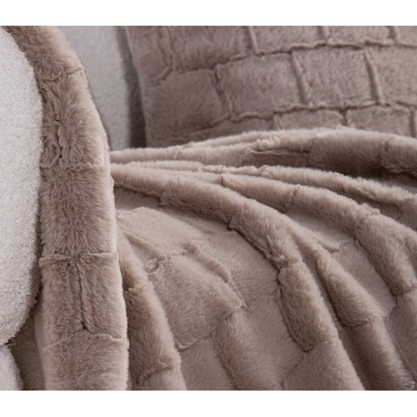 ΔΙΑΚΟΣΜΗΤΙΚΟ ΡΙΧΤΑΡΙ RABBIT FUR BARLOW 140X190 NEF-NEF HOMEWARE