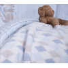 ΒΡΕΦΙΚΗ ΚΟΥΒΕΡΤΑ FLEECE ΑΓΚΑΛΙΑΣ SWEET RHOMBUS 75X110