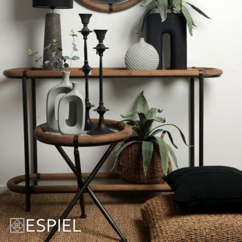 ΤΡΑΠΕΖΑΚΙ SET/2 ΣΤΡΟΓΓ. ΓΥΑΛ. TEMPERED ΜΕ ΞΥΛ. ΠΕΡΙΜΕΤΡΟ ΚΑΙ ΜΕΤΑΛΛΙΚΗ ΒΑΣΗ D65/50XH66/56ΕΚ
