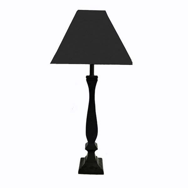 92-23938 ΦΩΤΙΣΤΙΚΟ ΕΠΙΤΡΑΠΕΖΙΟ ΞΥΛΙΝΟ BLACK 12*12*75εκ.