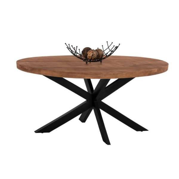 OVAL 6εκ.ΠΑΧΟΣ ΜΑΣΙΦ ΞΥΛΟ MANGO 160x90x77Υ εκ.