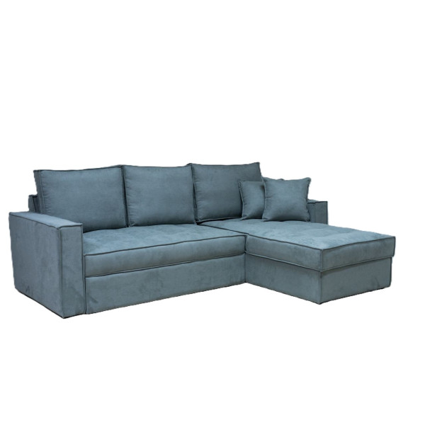 ΓΩΝΙΑΚΟΣ ΚΑΝΑΠΕΣ ΚΡΕΒΑΤΙ LORENZO 2.35*1.65*0.95μ. ΜΕ ΑΠΟΘΗΚΕΥΤΙΚΟ