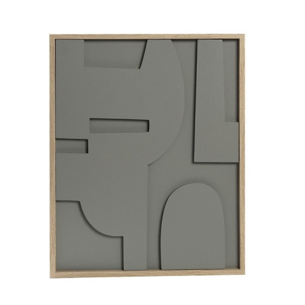 ΠΙΝΑΚΑΣ ΣΕ 3D ΚΑΜΒΑ ΓΚΡΙ 50Χ40ΕΚ