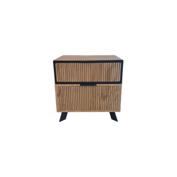ΚΟΜΟΔΙΝΟ MIRROR WOOD Μ50ΧΒ40ΧΥ50εκ.