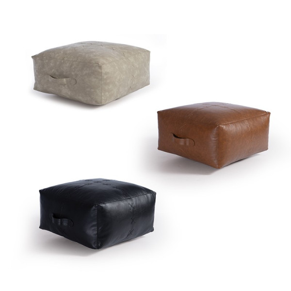ΔΙΑΚΟΣΜΗΤΙΚΟ ΠΟΥΦ LETHAL 50X50X25 ΜΕ ΥΦΗ ΔΕΡΜΑΤΟΣ NEF-NEF HOMEWARE