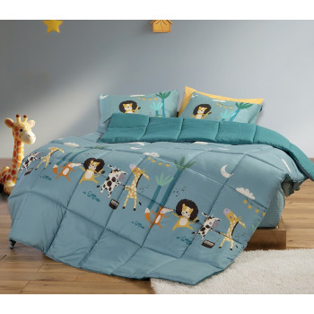 ΠΑΙΔΙΚΟ ΠΑΠΛΩΜΑ ΜΟΝΟ WILD DANCE 160X220 NEF-NEF HOMEWARE
