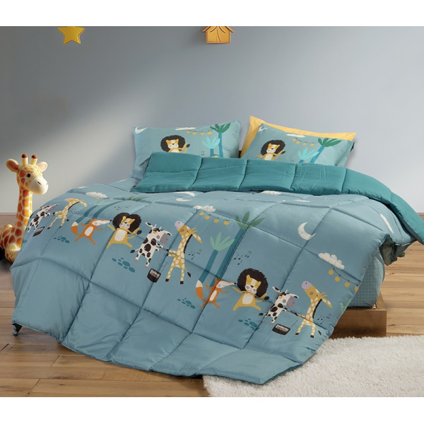 ΠΑΙΔΙΚΟ ΠΑΠΛΩΜΑ ΜΟΝΟ WILD DANCE 160X220 NEF-NEF HOMEWARE