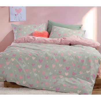 ΠΑΙΔΙΚΑ ΣΕΤ ΣΕΝΤΟΝΙΑ ΜΟΝΑ HEARTS ATTACK 170Χ260 NEF-NEF HOMEWARE
