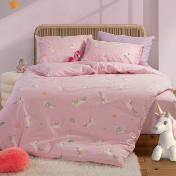 ΠΑΙΔΙΚΑ ΣΕΤ ΣΕΝΤΟΝΙΑ ΜΟΝΑ UNICORNS STYLE 170Χ260 NEF-NEF HOMEWARE