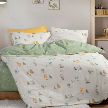 ΠΑΙΔΙΚΗ ΣΕΤ ΠΑΠΛΩΜΑΤΟΘΗΚΗ ΜΟΝΗ WOODLAND PARTY 160Χ240 NEF-NEF HOMEWARE