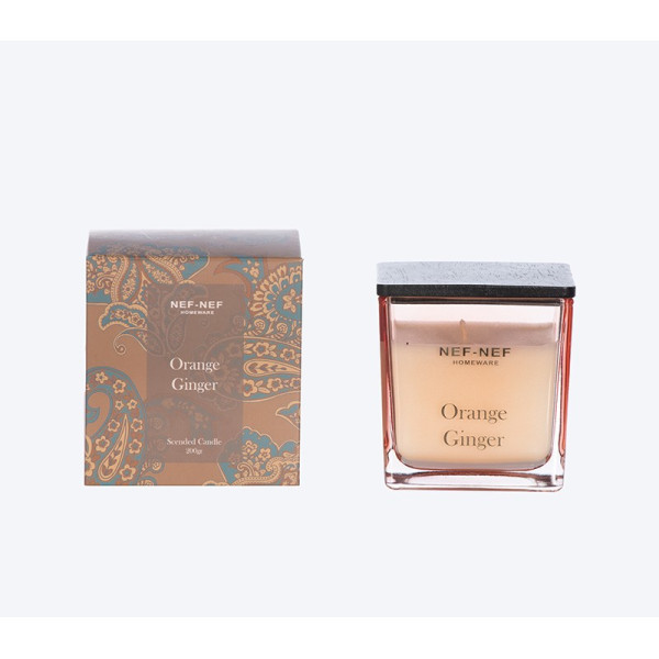 ΑΡΩΜΑΤΙΚΟ ΚΕΡΙ ORANGE GINGER 25 200gr NEF-NEF HOMEWARE