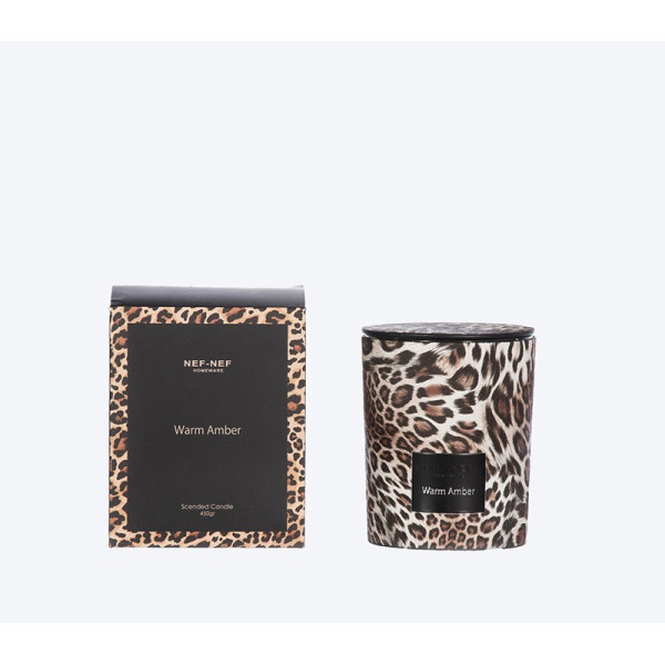 ΑΡΩΜΑΤΙΚΟ ΚΕΡΙ WARM AMBER 450gr NEF-NEF HOMEWARE