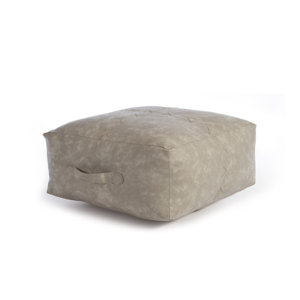 ΔΙΑΚΟΣΜΗΤΙΚΟ ΠΟΥΦ LETHAL 50X50X25 ΜΕ ΥΦΗ ΔΕΡΜΑΤΟΣ NEF-NEF HOMEWARE