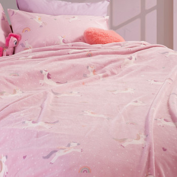ΠΑΙΔΙΚΗ ΚΟΥΒΕΡΤΑ UNICORNS STYLE 160Χ220 NEF-NEF HOMEWARE