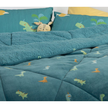 ΠΑΙΔΙΚΟ ΚΟΥΒΕΡΤΟΠΑΠΛΩΜΑ ΜΟΝΟ DINOS ON WHEELS 160Χ220 NEF-NEF HOMEWARE