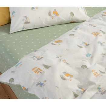 ΠΑΙΔΙΚΑ ΣΕΤ ΣΕΝΤΟΝΙΑ ΜΟΝΑ WOODLAND PARTY 170Χ260 NEF-NEF HOMEWARE