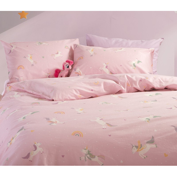 ΠΑΙΔΙΚΑ ΣΕΤ ΣΕΝΤΟΝΙΑ ΜΟΝΑ UNICORNS STYLE 170Χ260 NEF-NEF HOMEWARE
