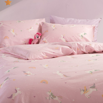 ΠΑΙΔΙΚΗ ΣΕΤ ΠΑΠΛΩΜΑΤΟΘΗΚΗ ΜΟΝΗ UNICORNS STYLE 160Χ240 NEF-NEF HOMEWARE