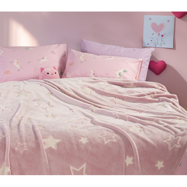 ΠΑΙΔΙΚΗ ΚΟΥΒΕΡΤΑ ΜΟΝΗ STARLIGHT 160X220 NEF-NEF HOMEWARE