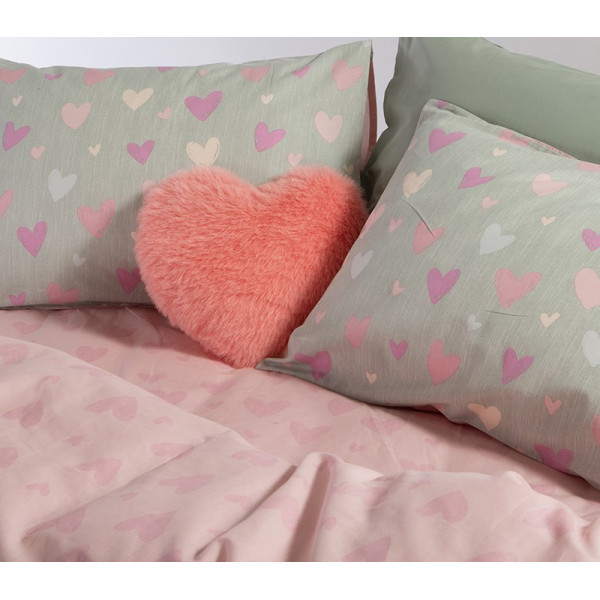 ΠΑΙΔΙΚΑ ΣΕΤ ΣΕΝΤΟΝΙΑ ΜΟΝΑ HEARTS ATTACK 170Χ260 NEF-NEF HOMEWARE